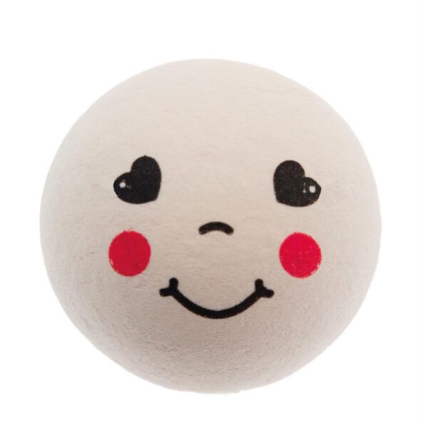 Rosto Papel Machê Ø3cm - 3un.