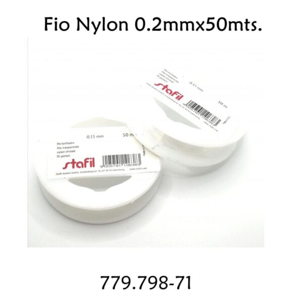 Fio Nylon 0.2mm - 50mts.
