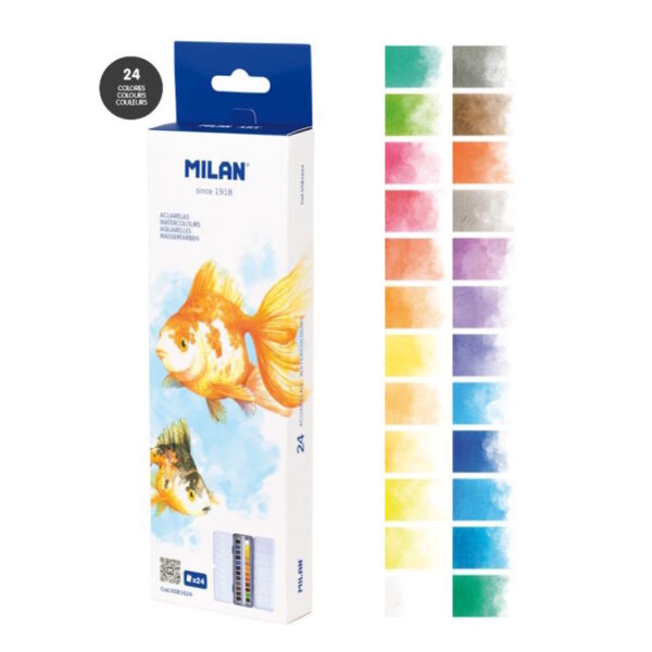 Aguarelas Estojo Metálico 24 Cores