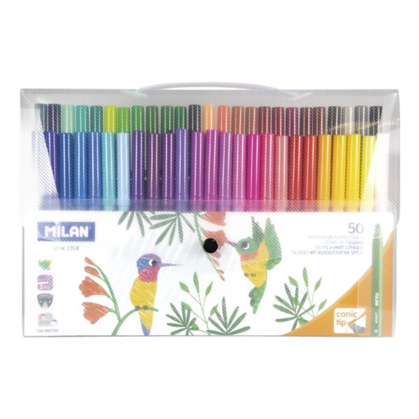 Rotuladores Ponta Conica Milan Cx.50un.