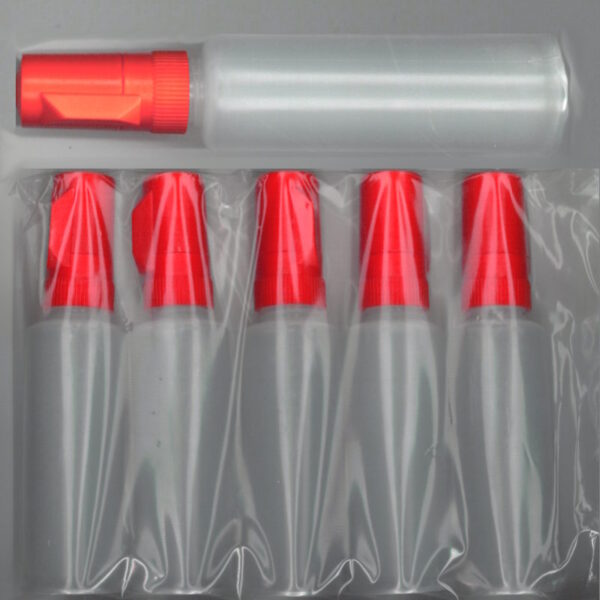 Tubo Caneta Vermelho 2mm - 5un.