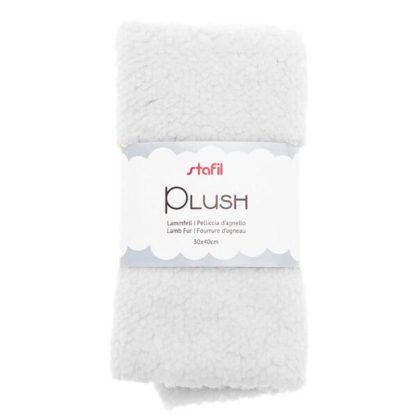 Plush Stafil White 30x40cm