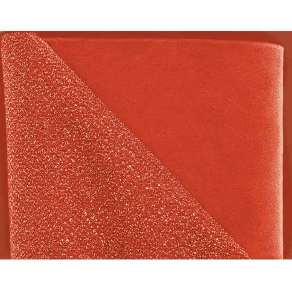 Veludo Dupla Face Glitter Red 16x200cm