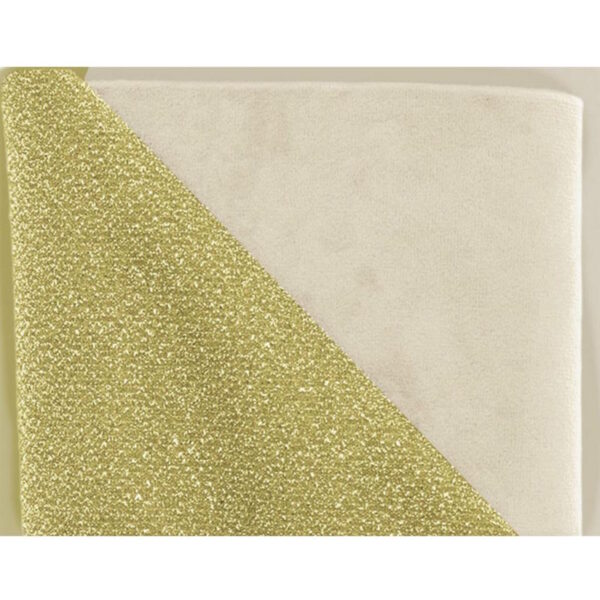 Veludo Dupla Face Glitter Gold 50x68cm