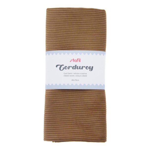 Veludo Canelado Stafil Camel 48x70cm