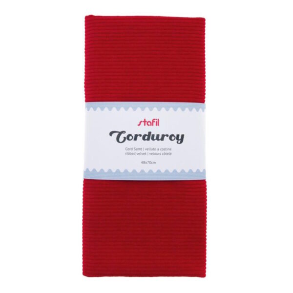 Veludo Canelado Stafil Red 48x70cm
