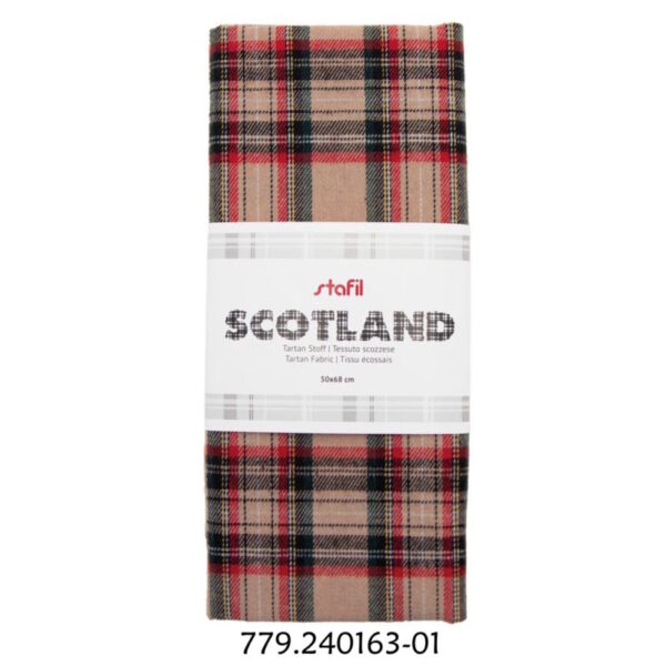 Tecido Scotland Bege 50x68cm