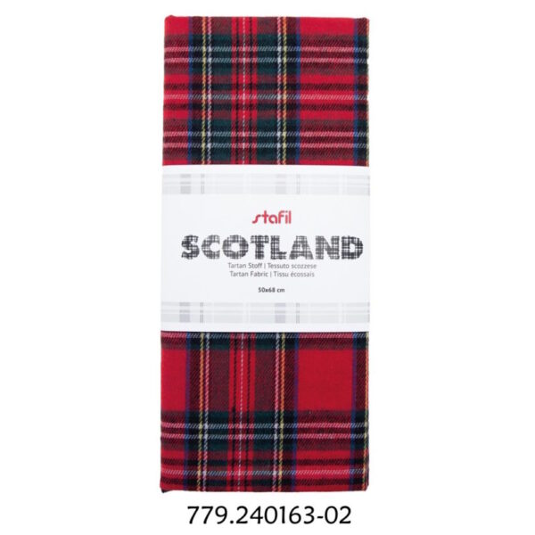 Tecido Scotland Red 50x68cm