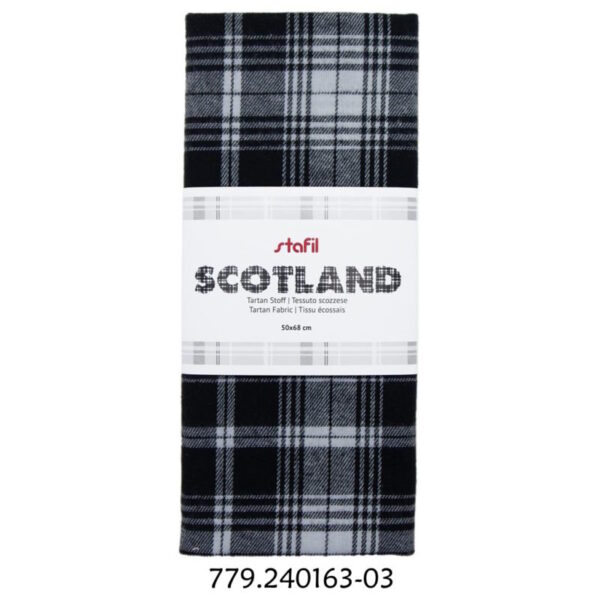Tecido Scotland Black 50x68cm