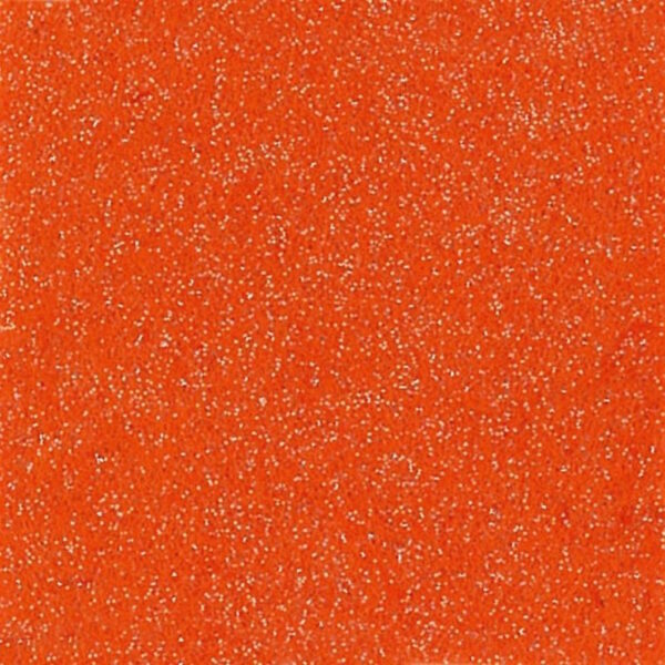 Feltro 30x40cm Fine Glitter Orange