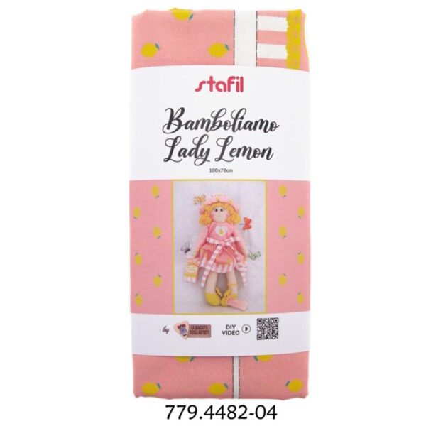 Tecido Lady Lemon Rose 100x70cm