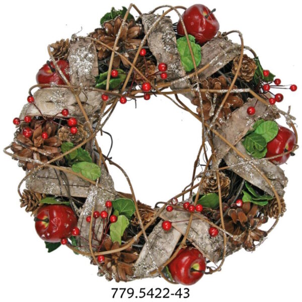 Coroa Natal Decorada 250mm