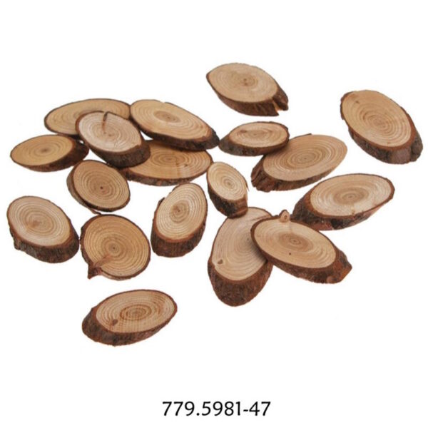 Disco / Base Madeira Natural 200gr.  4-6cm