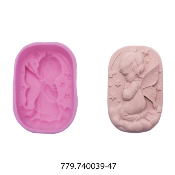 Molde Silicone Praying Angel