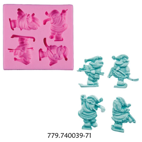 Molde Silicone Santa Claus