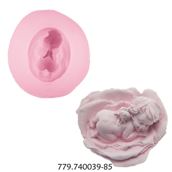 Molde Silicone Angel With Wings