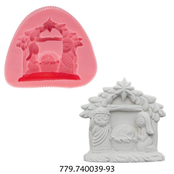 Molde Silicone Nativity Scene