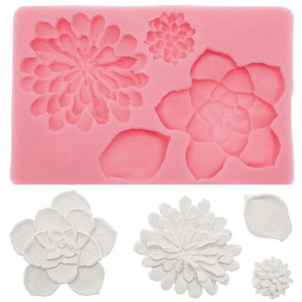 Molde Silicone Succulents