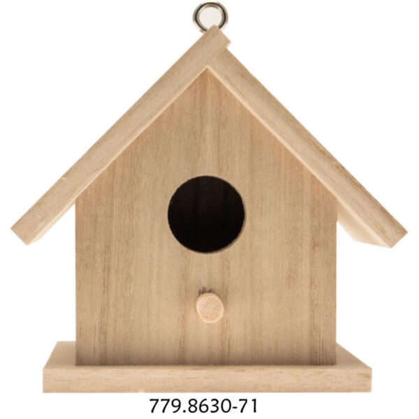 Casa Ninho Madeira 18x16x15cm