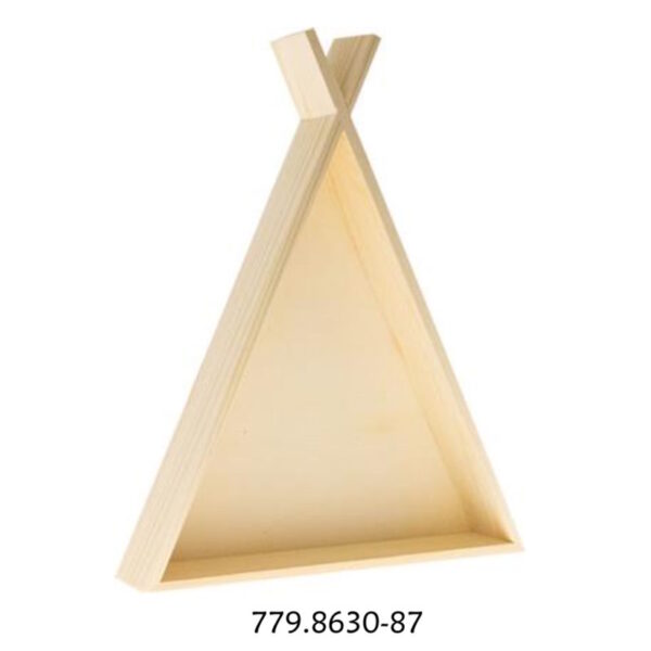 Moldura Madeira Pendurar 32x25x5cm