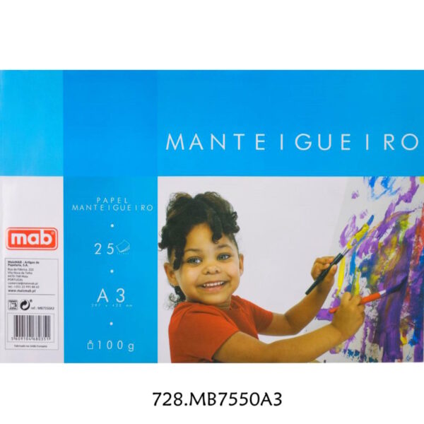 Bloco Papel Manteigueiro A3 100gr. 25fls.