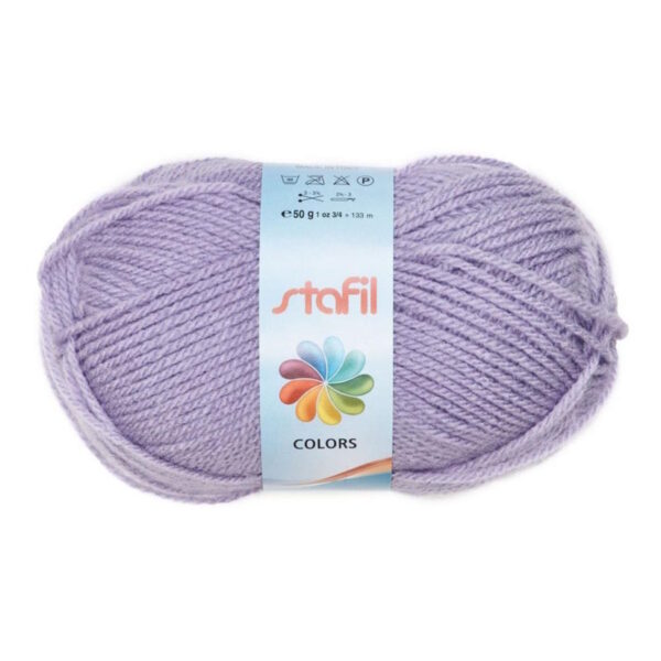 Lã 100% Polyacrylic Lilás 50gr.