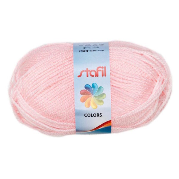 Lã 100% Polyacrylic Pink 50gr.