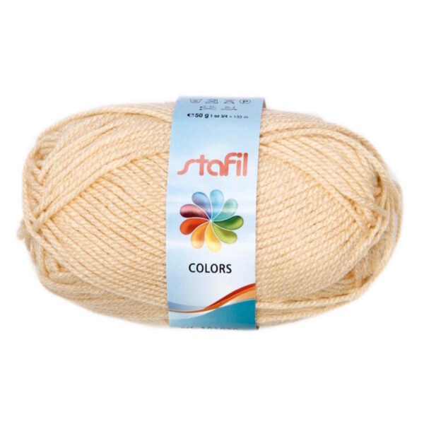 Lã 100% Polyacrylic Beije 50gr.