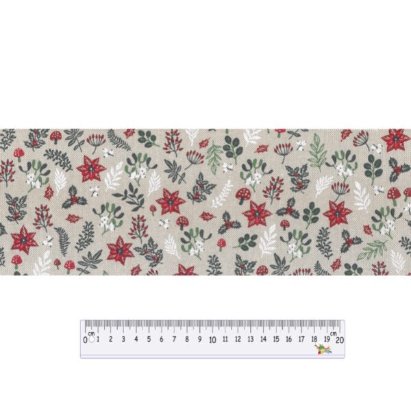 Tecido Algodão Jardin D`Hiver  1.45Mts.