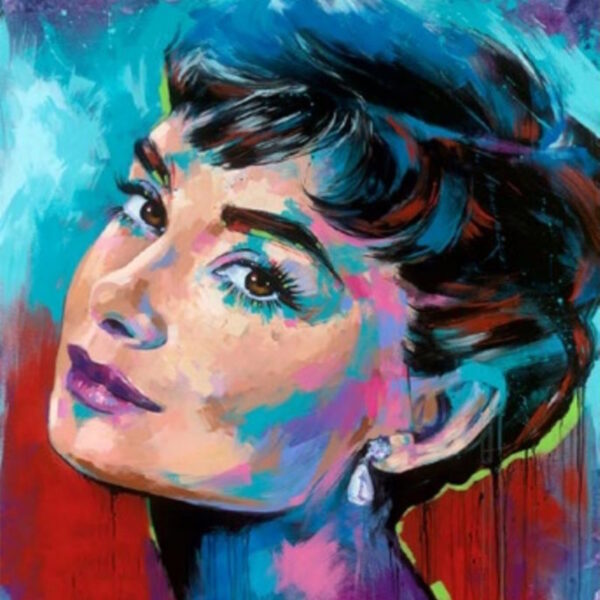 Tela em Tapeçaria Artística Audrey 70x120cm