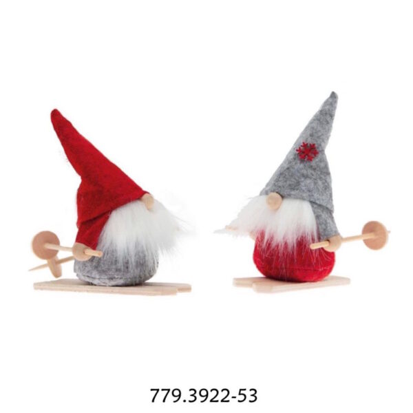 Skiing Elfs Pendurar 12cm - 2un.