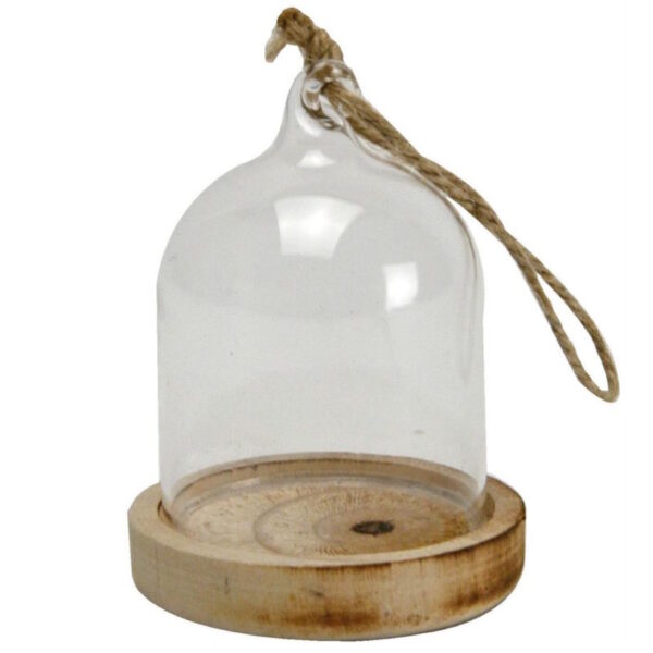 Campânula Vidro Pendurar Ø60x80↕mm