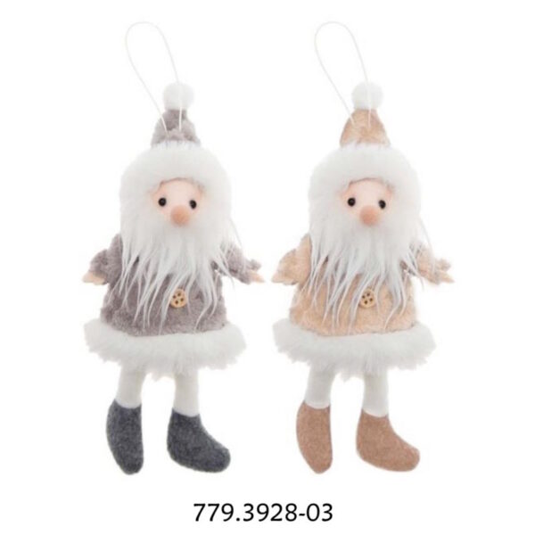 Elf Brown/Grey Pendurar 16cm - 2un.