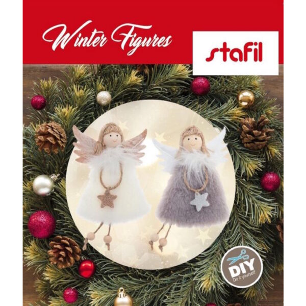 Kit Angels Brown/White H17cm