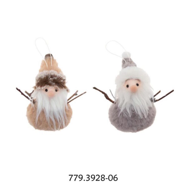 Elfs Brown/Grey Pendurar 12cm - 2un.