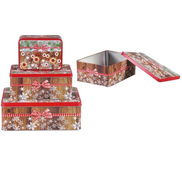 Caixas Metálicas Cookies 3un.