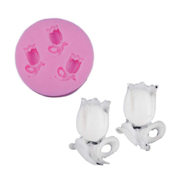 Molde Silicone Tulipa