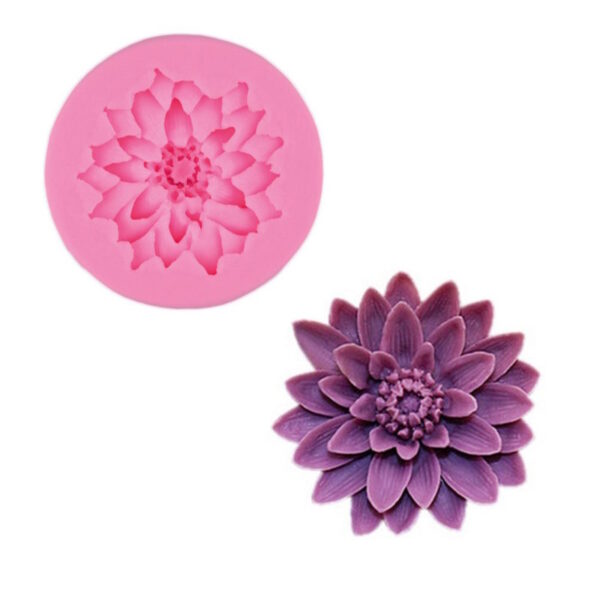 Molde Silicone Flower