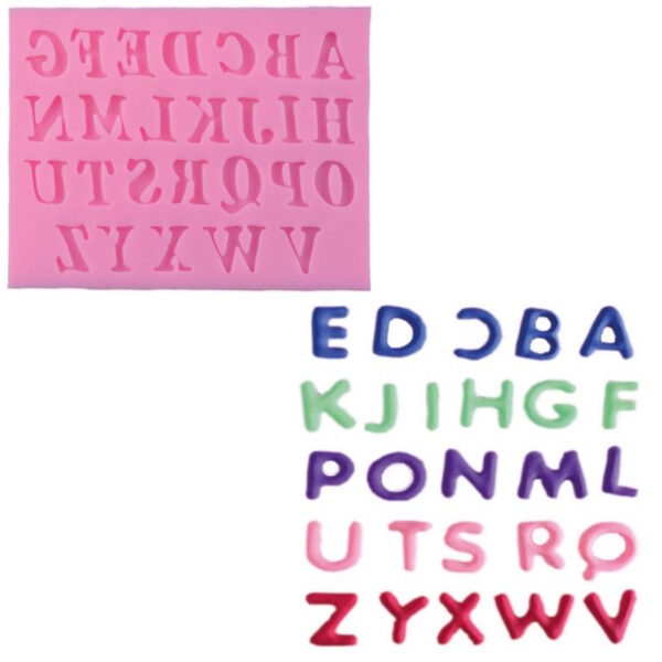 Molde Silicone Alphabet