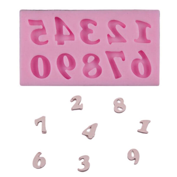Molde Silicone Numbers
