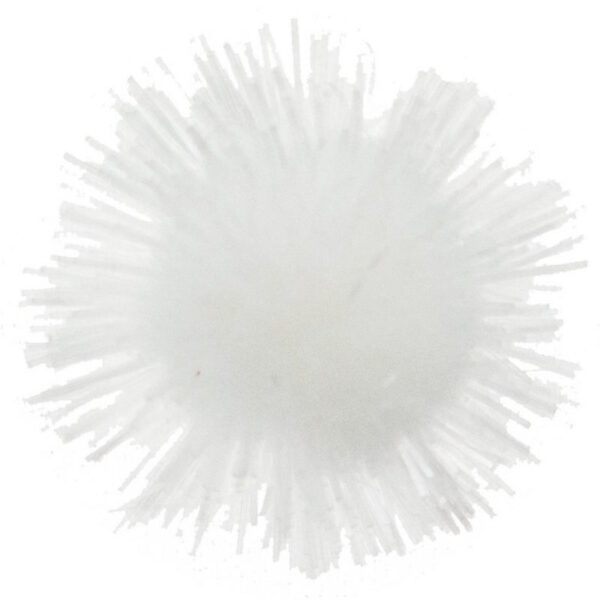 Pompons Metallic White Ø25mm - 25un.