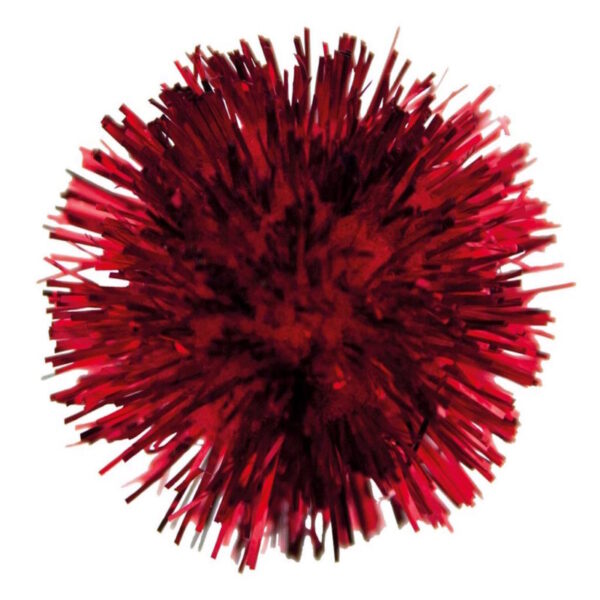 Pompons Metallic Red Ø25mm - 25un.