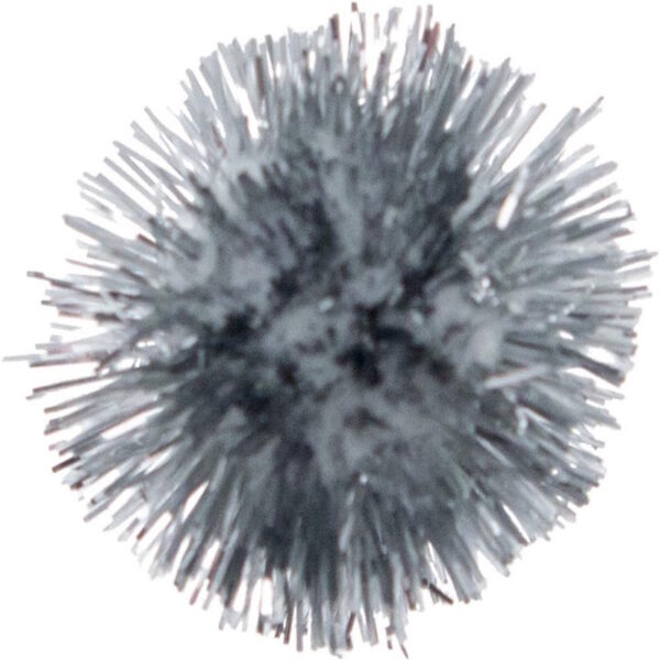 Pompons Metallic Silver Ø25mm - 25un.