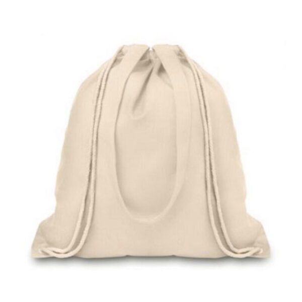 Saco Mochila c/ Alças Algodão 38x40cm - 6un.