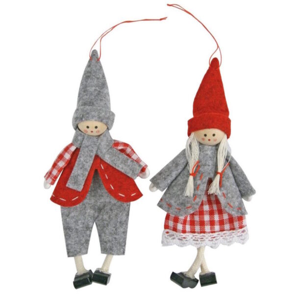 Winter Children Pendurar 17.5cm - 6un.