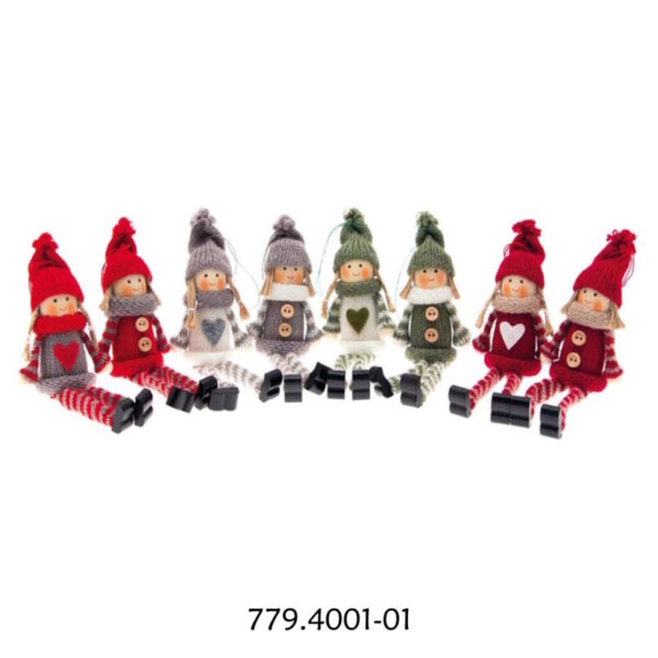 Winter Children Pendurar 16cm - 8un.