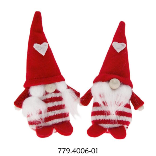 Anão Coração Par Red 12cm