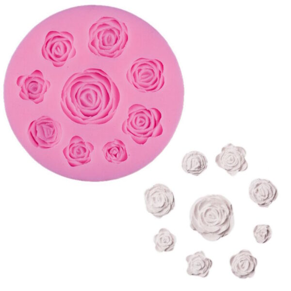Molde Silicone Roses