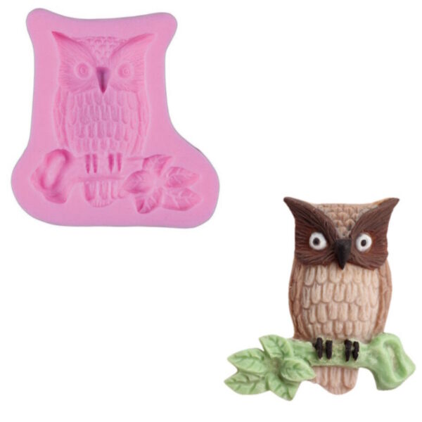 Molde Silicone Owl