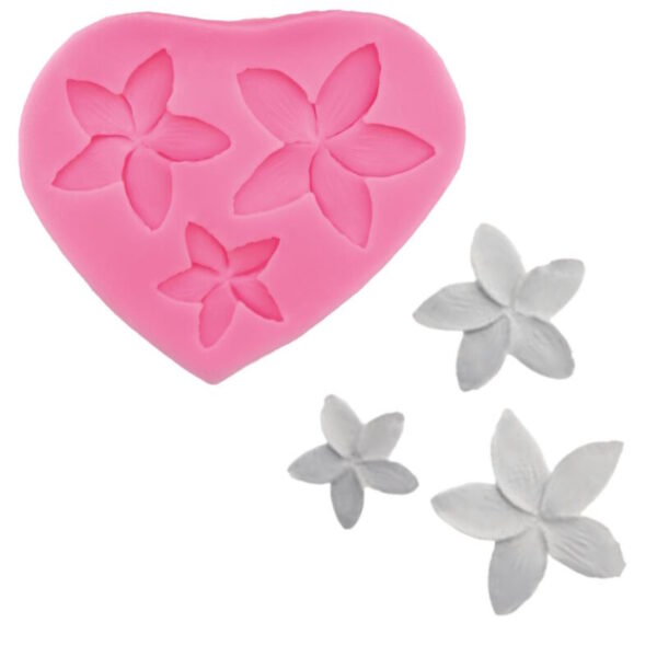 Molde Silicone Flowers
